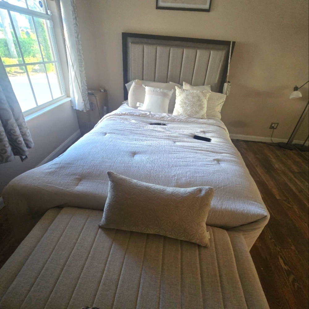 Headboard queen size bed from city furniture